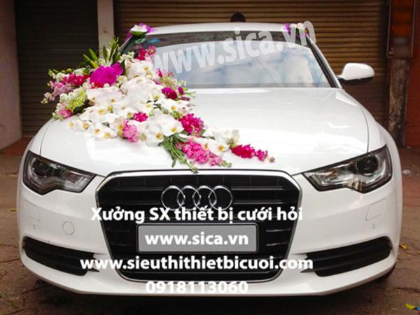 Cung cấp hoa trang trí xe rước dâu