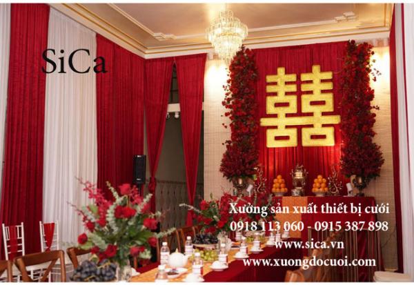 Bàn thờ gia tiên gia công theo yêu cầu