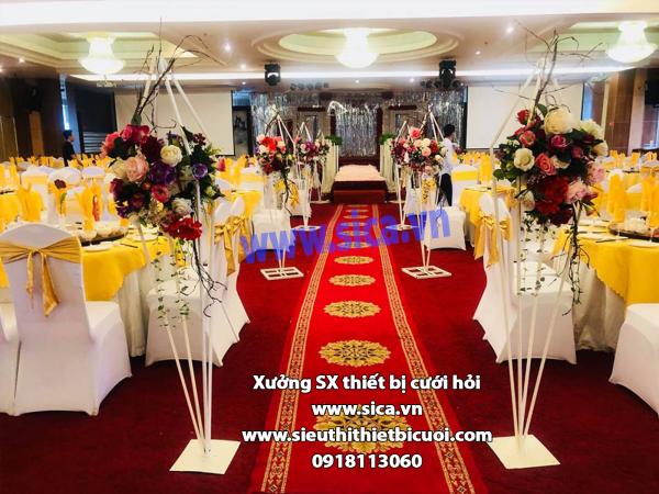 Xưởng làm chân hoa trang trí tiệc cưới