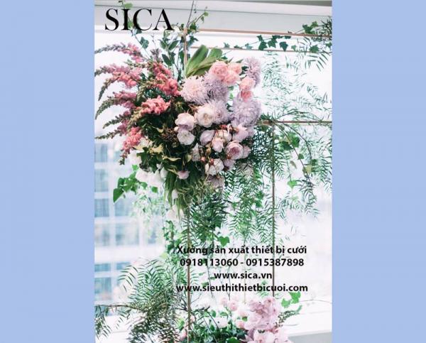 Giá bán chân hoa lối đi sân khâu cưới