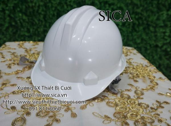 Nón bảo hộ màu trắng