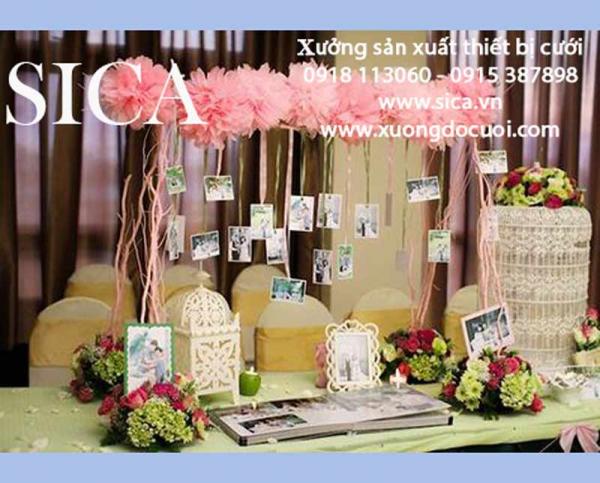 Bán bàn gallery tiệc cưới giá rẻ