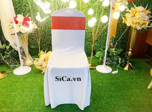 Xưởng may áo trùm ghế cho tổ chức sự kiện và đám cưới