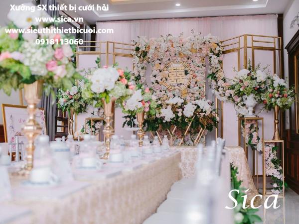 Giá bán phụ kiện bàn họ lễ cưới