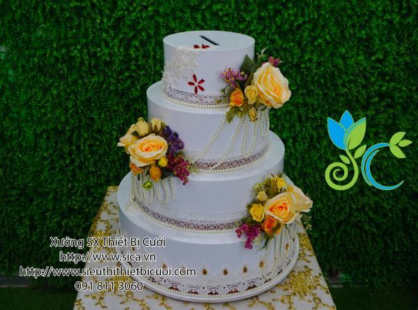 Giá bán bánh kem giả trang trí nhà hàng tiệc cưới