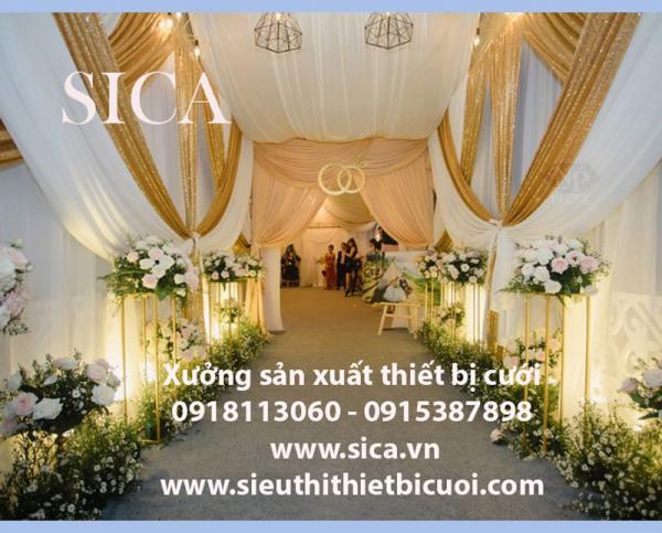 Nơi bán trụ hoa trang trí nhà hàng tiệc cưới