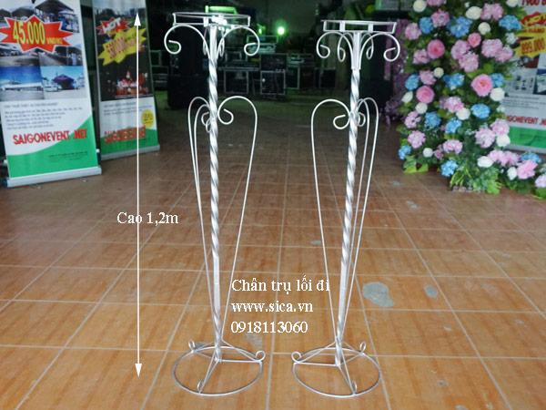 Chân trụ hoa lối đi cao 1 tầng 1,2m chưa kết hoa