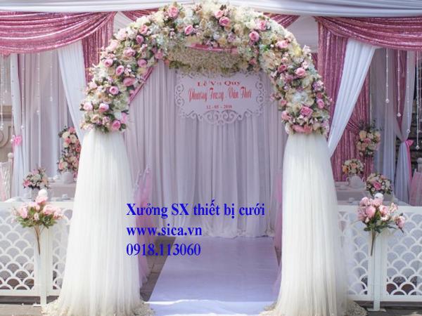Cổng hoa lụa, hoa giả đẹp nhất