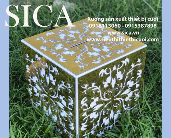 Bán thùng tiên mừng cưới cắt CNC