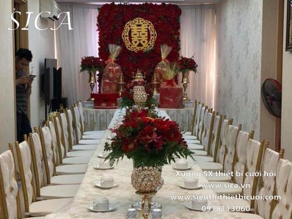 Giá bán bàn thờ gia tiên đám cươi mới nhất