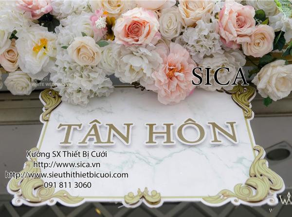 bảng tên tân hôn chữ nổi