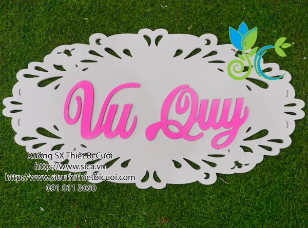 Bảng tên cưới rẻ đẹp