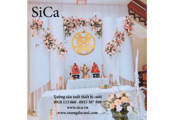 Mẫu bàn thờ gia tiên mới nhất hiện nay