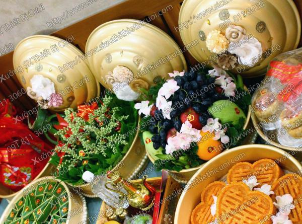 Mâm quả trang trí sang trọng