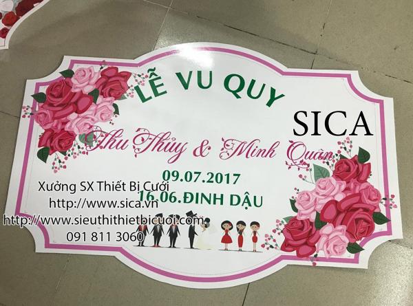 bảng tên cô dâu chú rể cho lể cưới
