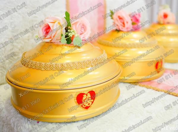 Mâm quả vàng cho lễ cưới