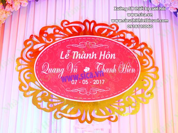 Cung cấp sản xuất bản tên cưới