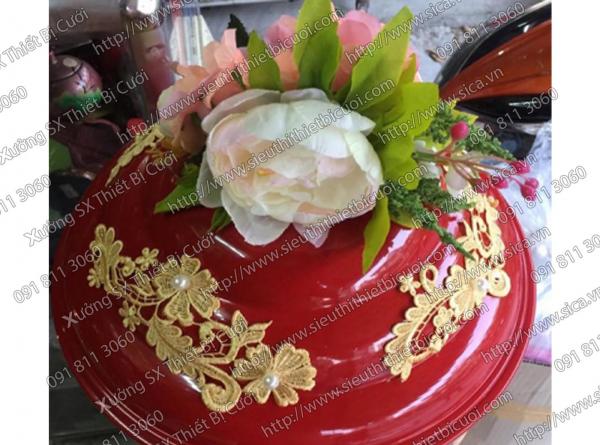 Mâm quả kết hoa vải