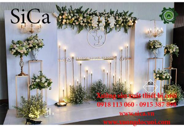 Chuyên sản xuất gia công tấm phông tiệc cưới