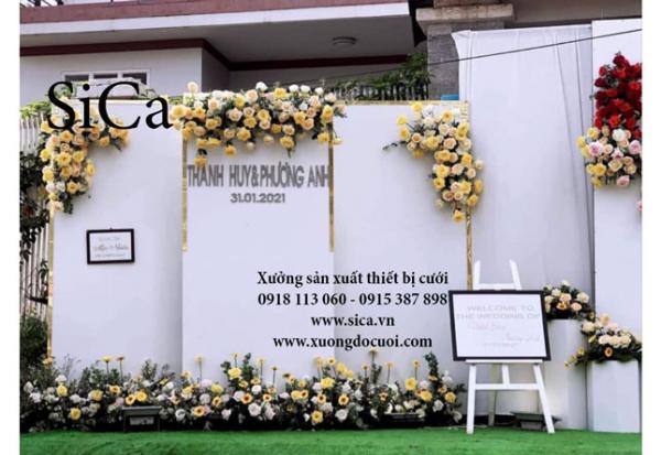 Background chụp hình tiệc cưới mới nhất hiện nay