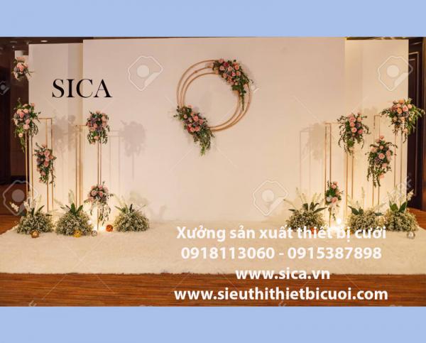 Xưởng bán backdground trang trí nhà hàng