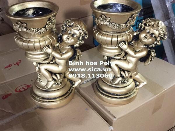 Bình cắm hoa nghệ thuật poly PL-026