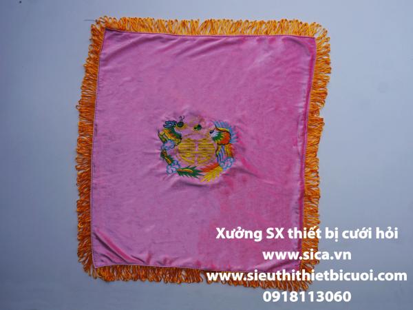 Cung cấp khăn nhung phủ mâm quả cưới