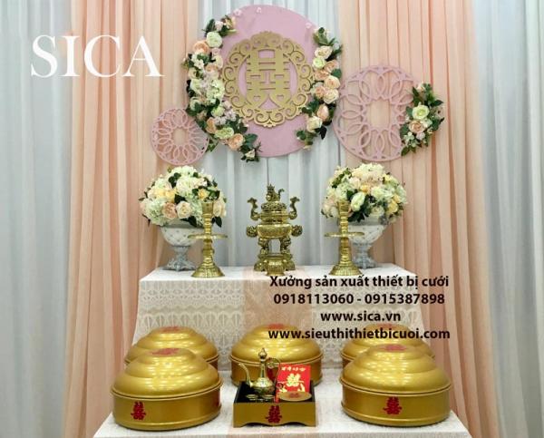 Bán phụ kiện trang trí bàn thờ gia tiên đám cưới