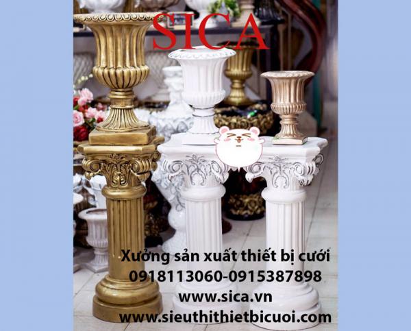 Mẫu bình hoa chất liệu composite cổ điển