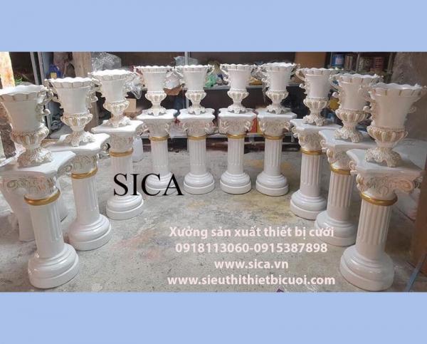 Cung cấp phân phối bình hoa poly cổ điển