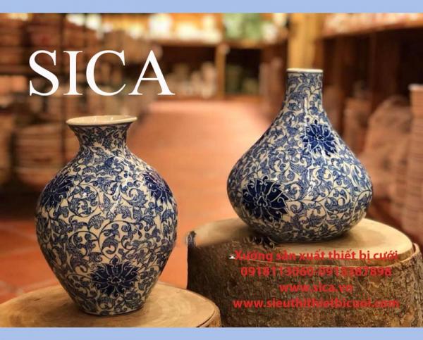 Bình cấm hoa composite