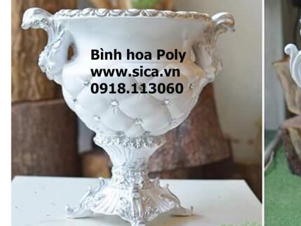 Bình cắm hoa poly