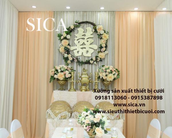 Điểm bán phụ kiện trang trí bàn thờ cưới