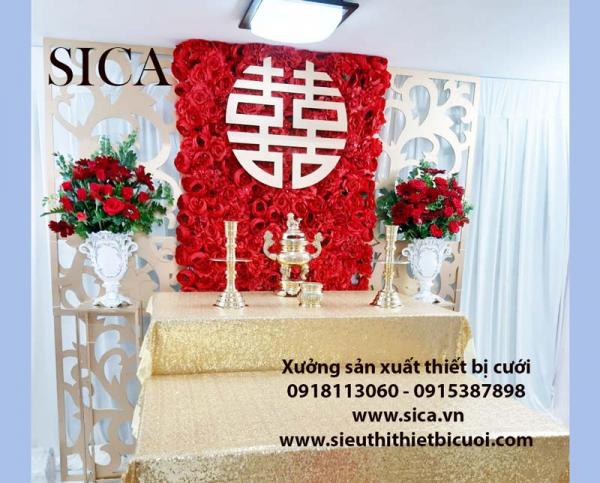 Giá bán bàn thờ gia tiên đám cưới