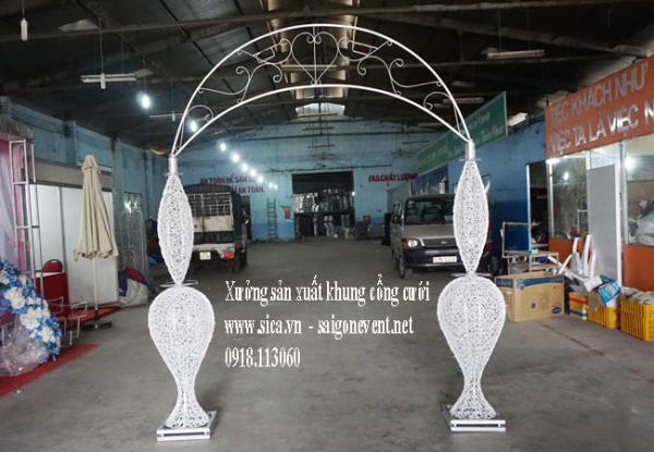Khung cổng lục bình đôi chưa kết hoa