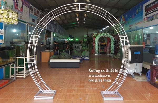 Khung cổng cưới bầu tròn