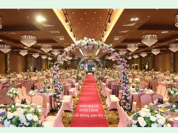 Thiết kế trang trí nội thất tiệc cưới