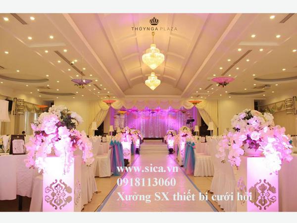Gia công, sản xuất trang trí nhà hàng tiệc cưới