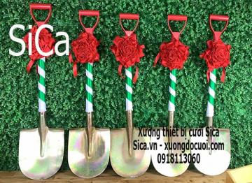 Cho thuê xẻng xúc Cát lễ khởi công - động thổ