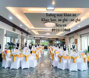 Xưởng may nơ ghế phi lụa cao cấp