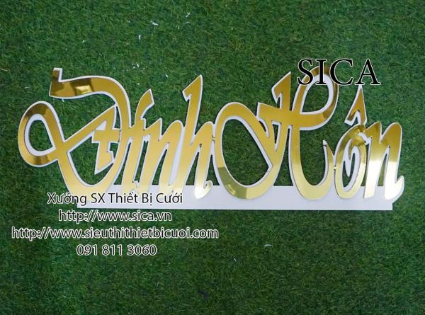 bảng Đính Hôn bằng  alu