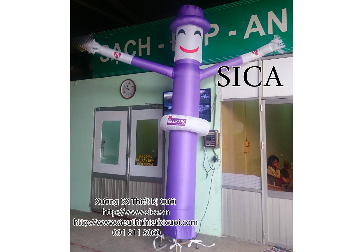 Chuyên sản xuất con rối hơi quảng cáo 
