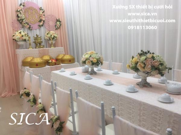 Trang trí gia tiên đám cưới