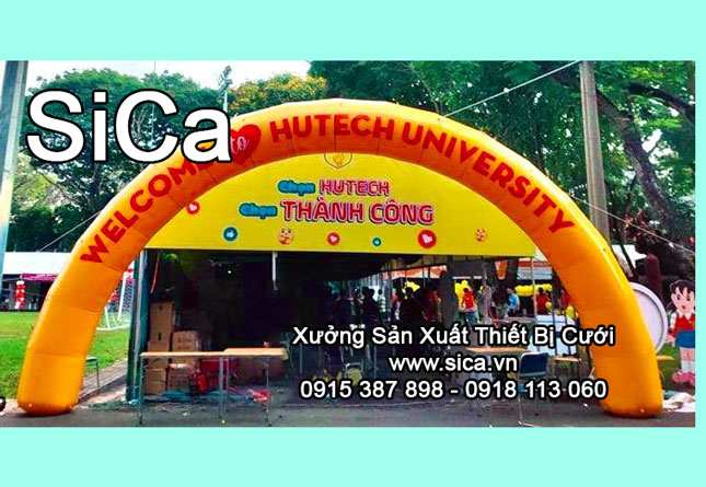 cổng hơi màu cam 