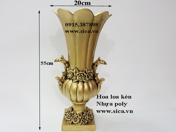 Bình hoa poly loa kèn 