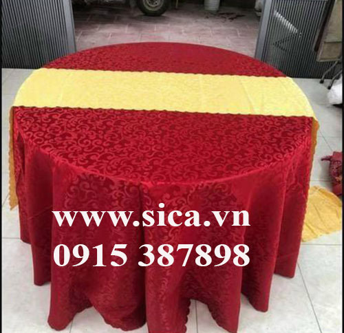 Khăn trùm bàn tiệc cưới, khăn phủ bàn 