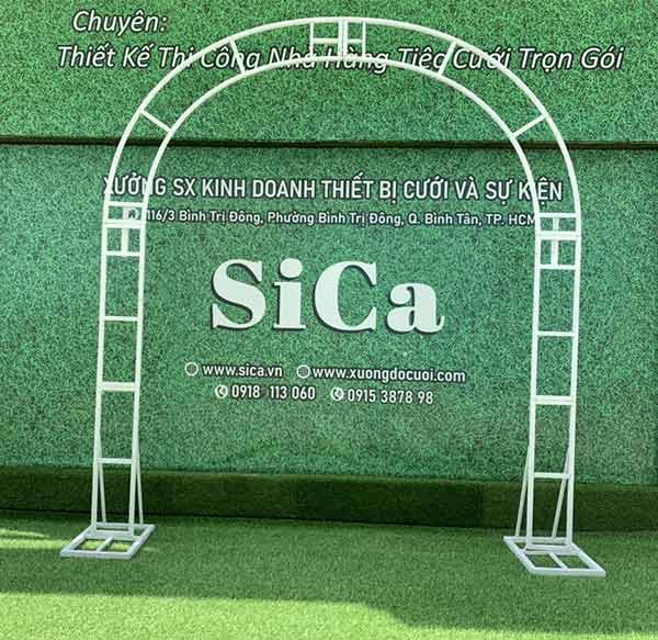 Cho thuê sườn sắt cổng hoa 