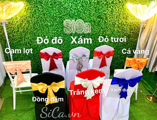 Giá bán nơ ghế mới nhất, nơ ghế đẹp, nơ ghế sang trong